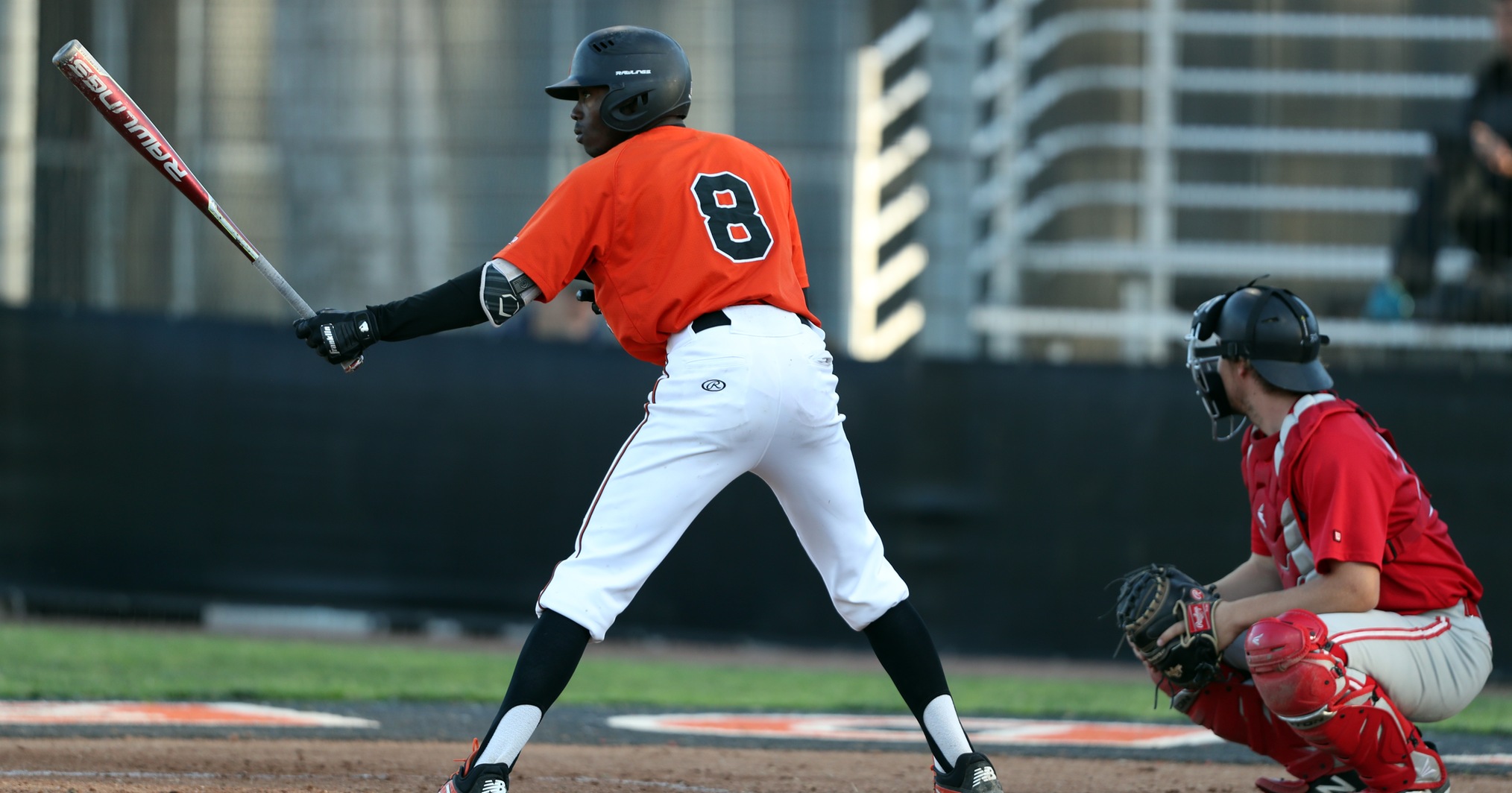 Junior Coleman recorded a three-RBI triple in the top of the second inning and swiped his 22nd bag of the season in a victory over LA Pierce on Thursday. (Photo by Bobby R. Hester)