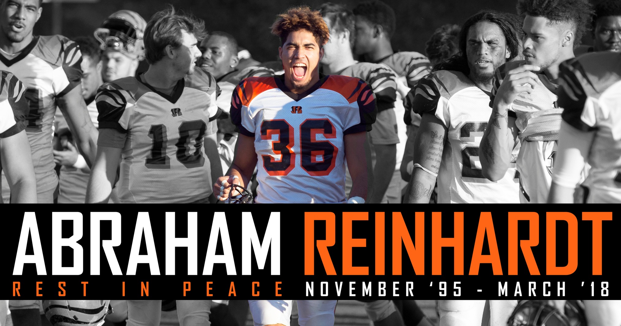 Former RCC Football Player, Abraham Reinhardt, Passes Away at Age 23