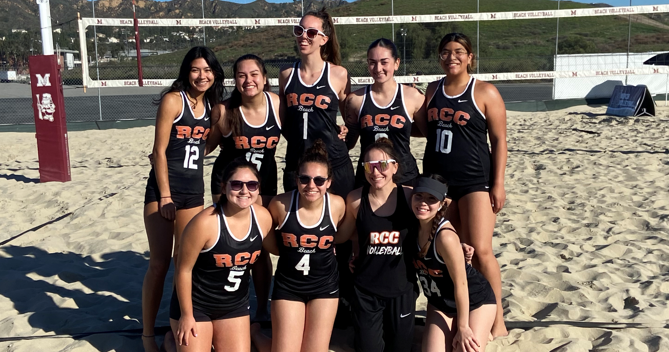 Beach Volleyball Splits at Santa Ana, Etches First Win of the Year