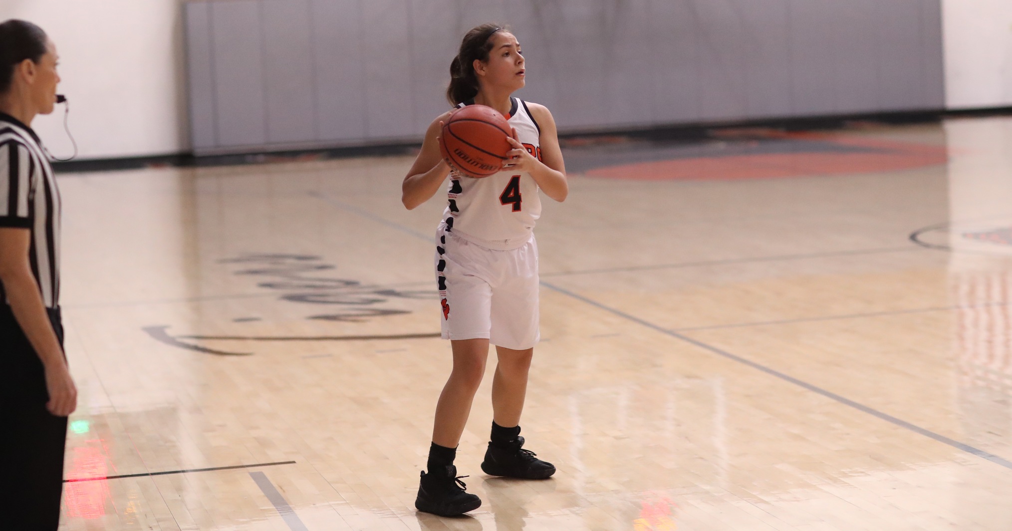Adriana Garcia recorded a career-high 21 points in a comeback victory against Orange Coast on Wednesday night. (Photo by Bobby R. Hester)
