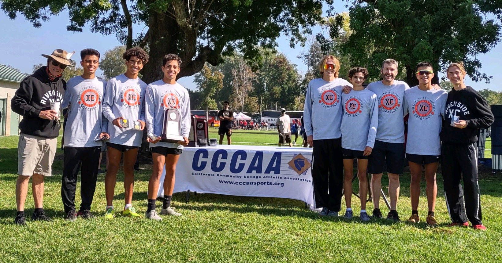 Men’s Cross Country Finishes Third at CCCAA Southern Regionals